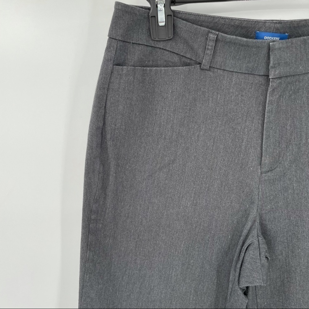 Womens Docker's Gray Suit Pants - Picture 3 of 10